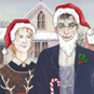 American Gothic Christmas Card